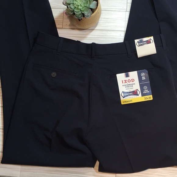 IZOD flat front dress pant - Picture 4 of 10